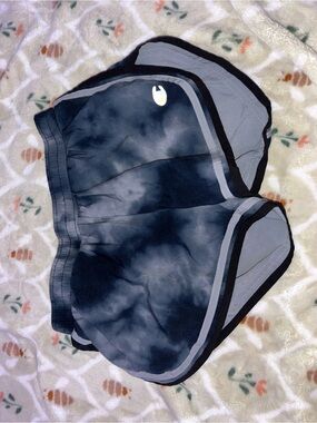 Champion Tie-Dye Athletic Shorts - Black Gray